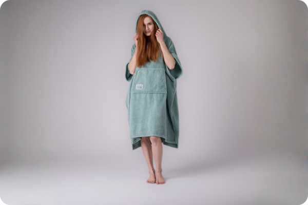 Poncho kąpielowe, idealne na plażę i po lodowej kąpieli