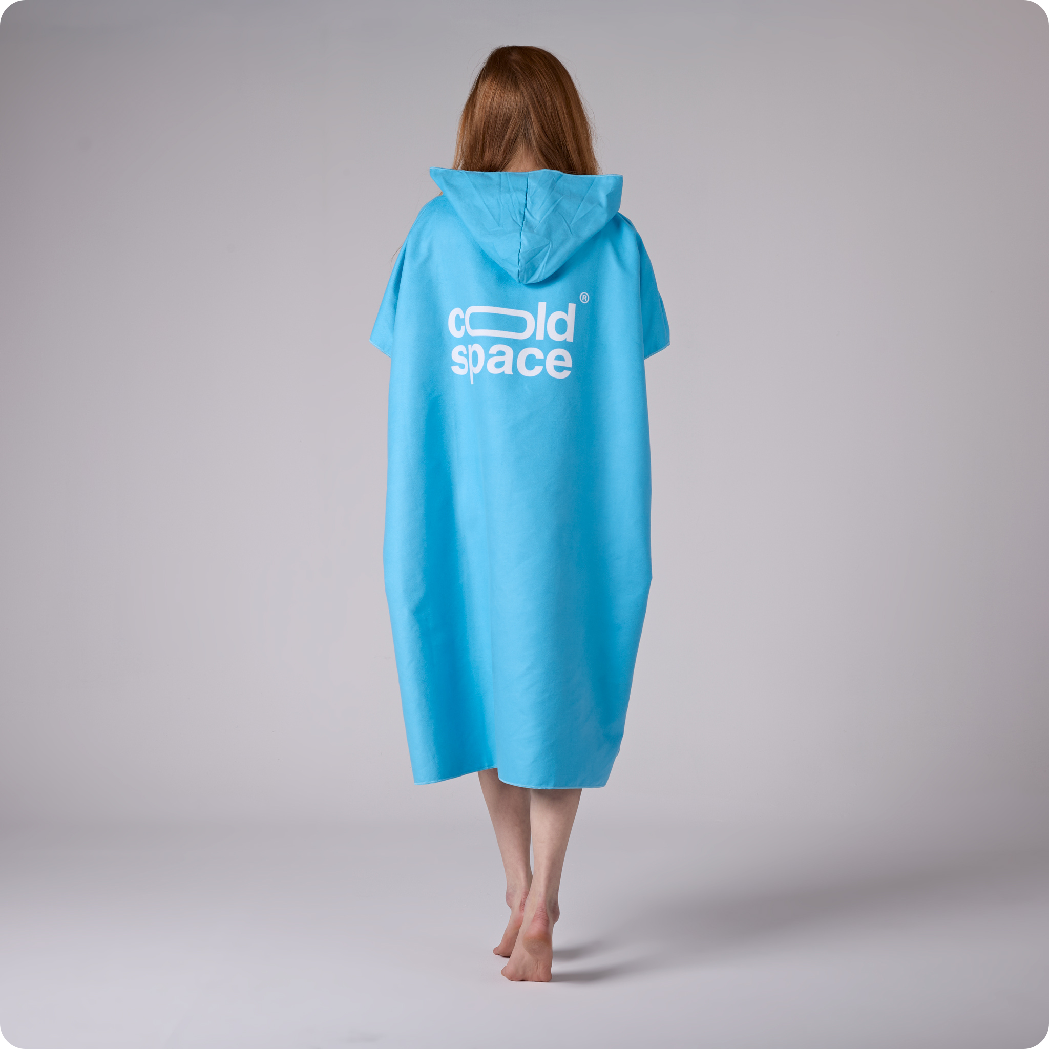 Ponczo Light z mikrofibry – szybkoschnące ponczo kąpielowe, tył